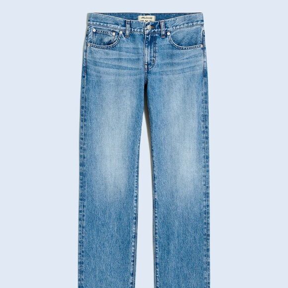 Madewell Low-Rise 90s Straight Jean Arlee Wash Size 33 - Picture 1 of 2